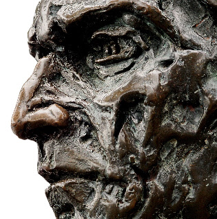 Leidgezeichnetes Gesicht Leidgezeichnetes Gesicht