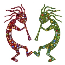 Kokopelli - Anasazi-Symbol