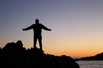 Meditation am Meer