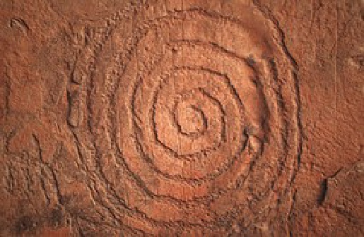 Petroglyphe Spirale